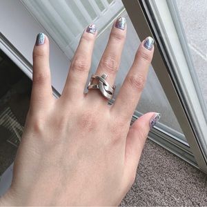 Yves Saint Laurent monogram ring